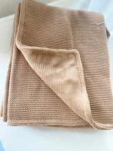 Afbeelding in Gallery-weergave laden, Deken Wieg 75x100cm Basic Knit BISCUIT FLEECE
