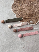 Afbeelding in Gallery-weergave laden, Speenkoord in 5 kleuren met naam