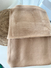 Afbeelding in Gallery-weergave laden, Deken Wieg 75x100cm Basic Knit BISCUIT FLEECE