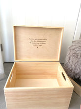 Afbeelding in Gallery-weergave laden, Herinneringendoos LARGE (tekst binnen en buitenzijde)