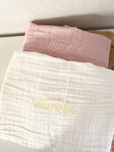 Afbeelding in Gallery-weergave laden, Hydrofiele doeken duopack ROZE EN IVORY