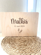 Afbeelding in Gallery-weergave laden, Herinneringendoos hout SMALL