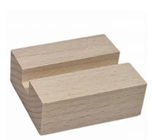 Afbeelding in Gallery-weergave laden, Bedrukt decoratie tegeltje met houten voetje