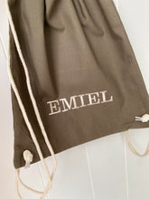 Afbeelding in Gallery-weergave laden, Geborduurde turnzakken in verschillende kleuren