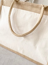 Afbeelding in Gallery-weergave laden, Jutte shopper met bedrukking