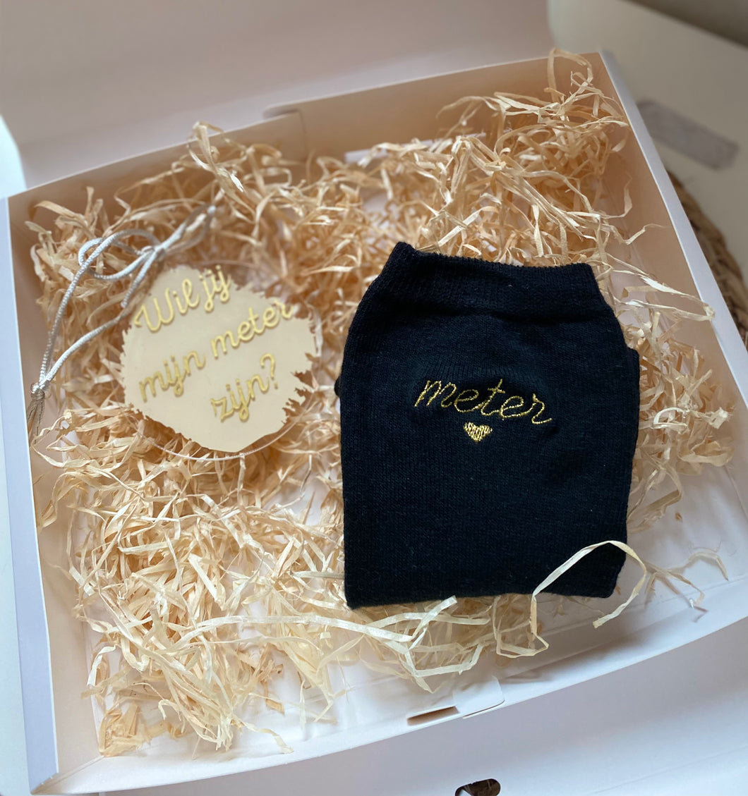 Gelukbox: kerstbal met vraag