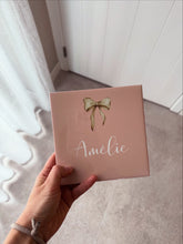 Afbeelding in Gallery-weergave laden, Tegel met foto of geboorte kaartje
