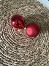 Afbeelding in Gallery-weergave laden, Kerstballen ROOD kleine en grote
