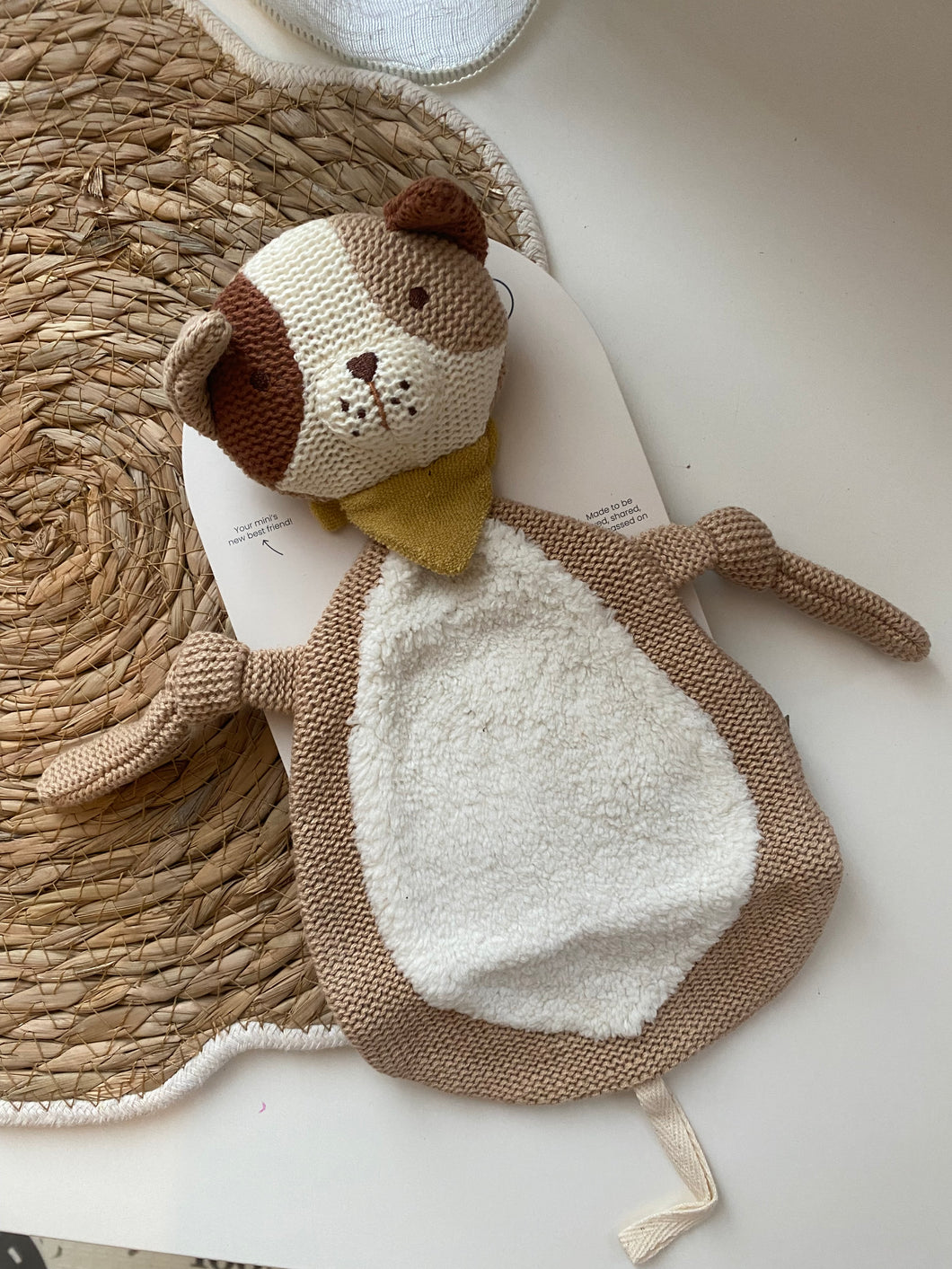 Knuffel/speendoekje Diego met naam