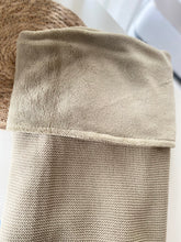Afbeelding in Gallery-weergave laden, Deken Wieg 75x100cm Basic Knit OLIVE GREEN FLEECE
