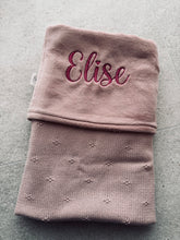 Afbeelding in Gallery-weergave laden, Deken 75 x 100 cm luxe knit ROZE FLEECE
