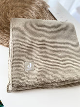 Afbeelding in Gallery-weergave laden, Deken Wieg 75x100cm Basic Knit OLIVE GREEN

