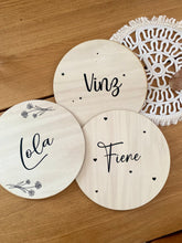 Afbeelding in Gallery-weergave laden, Houten deur/naambord
