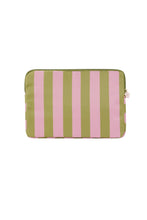 Afbeelding in Gallery-weergave laden, Laptop tas groen gestreept
