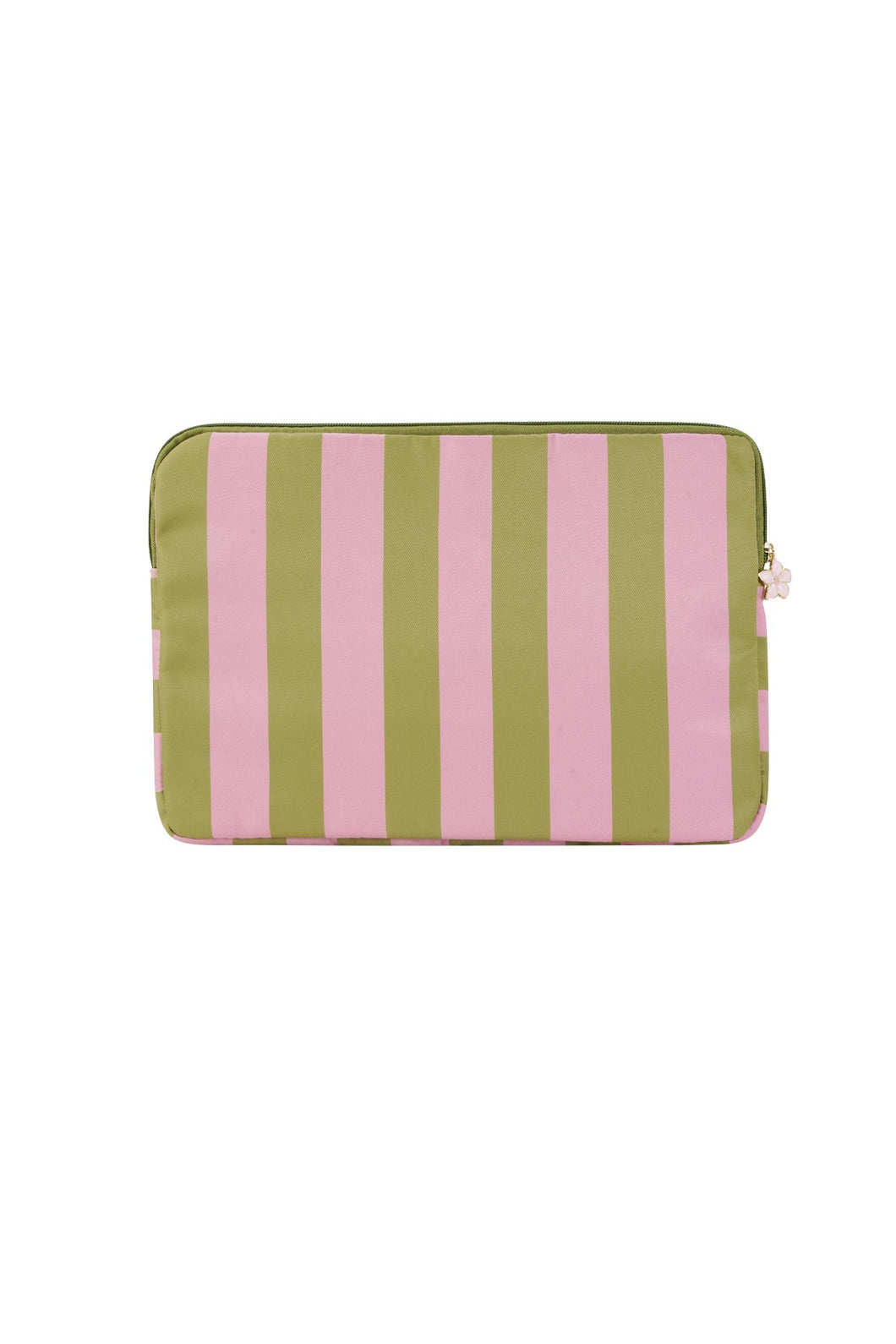 Laptop tas groen gestreept