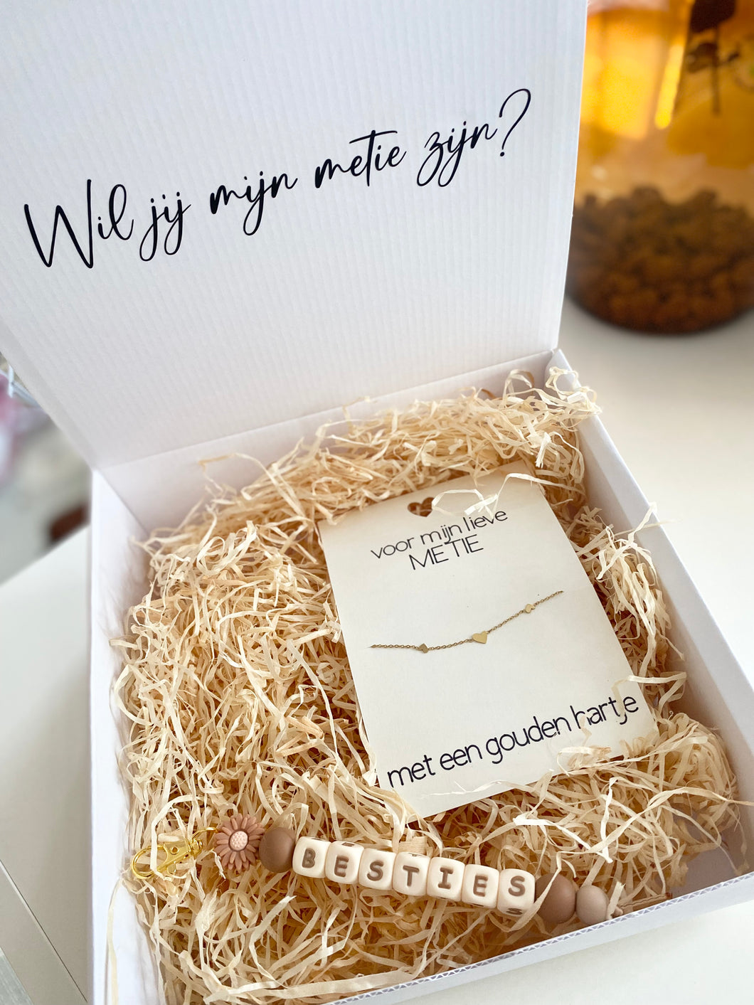 Gelukbox: armbandje en sleutelhanger
