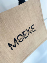 Afbeelding in Gallery-weergave laden, Jute shopper met bedrukking
