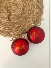 Afbeelding in Gallery-weergave laden, Kerstballen ROOD kleine en grote
