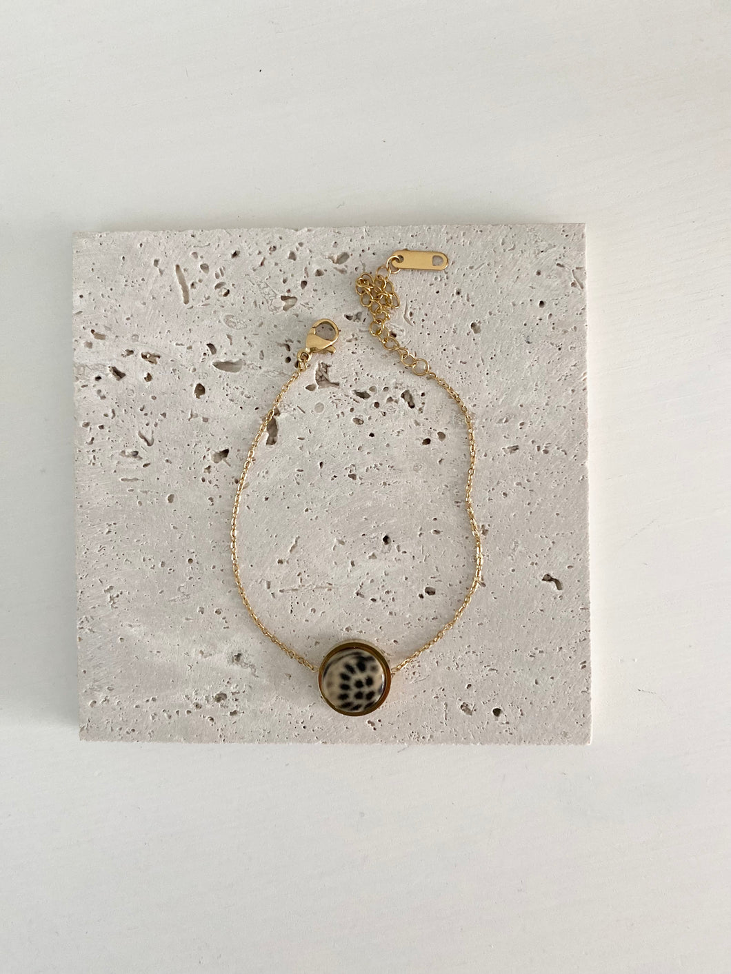 Gouden armband - panter