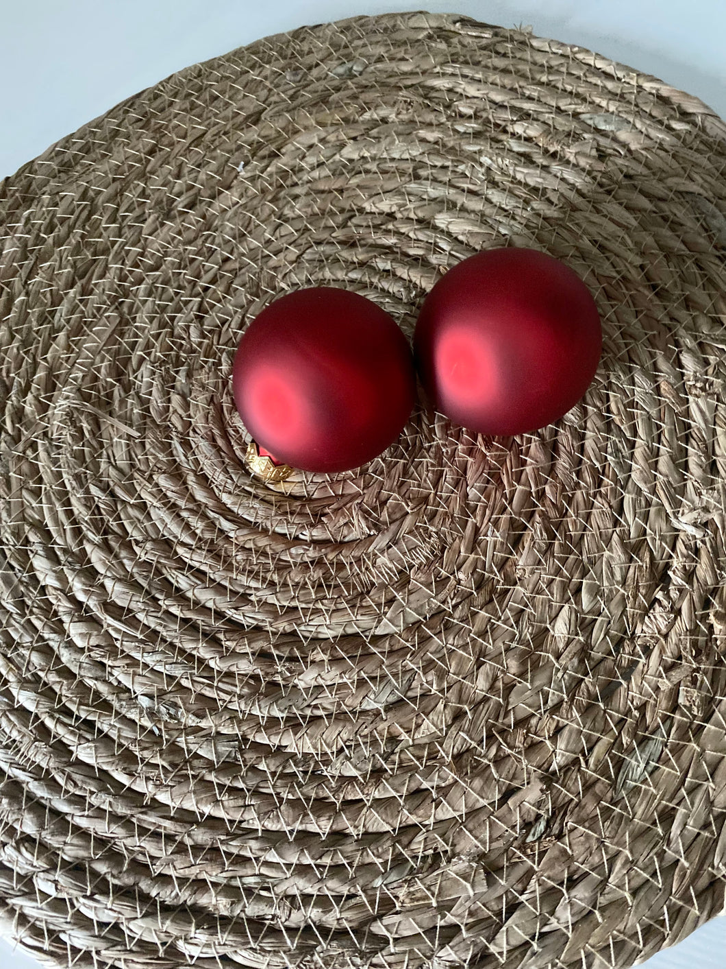 Kerstballen ROOD kleine en grote