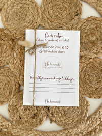 Cadeaubon 15 euro