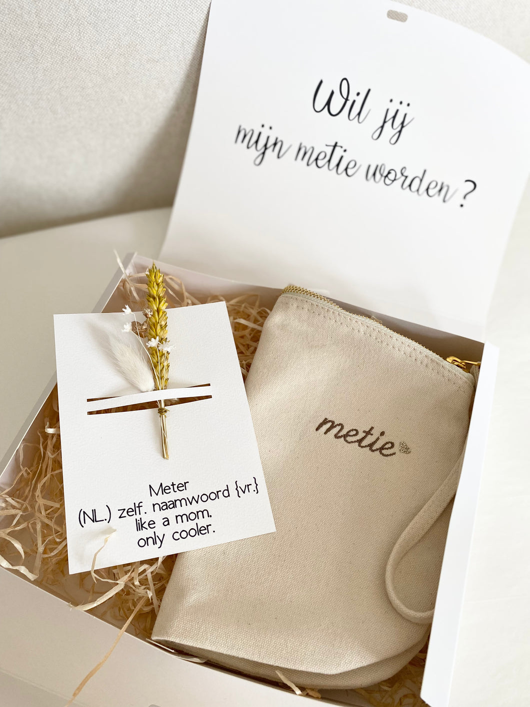 Gelukbox meter/ getuige flower
