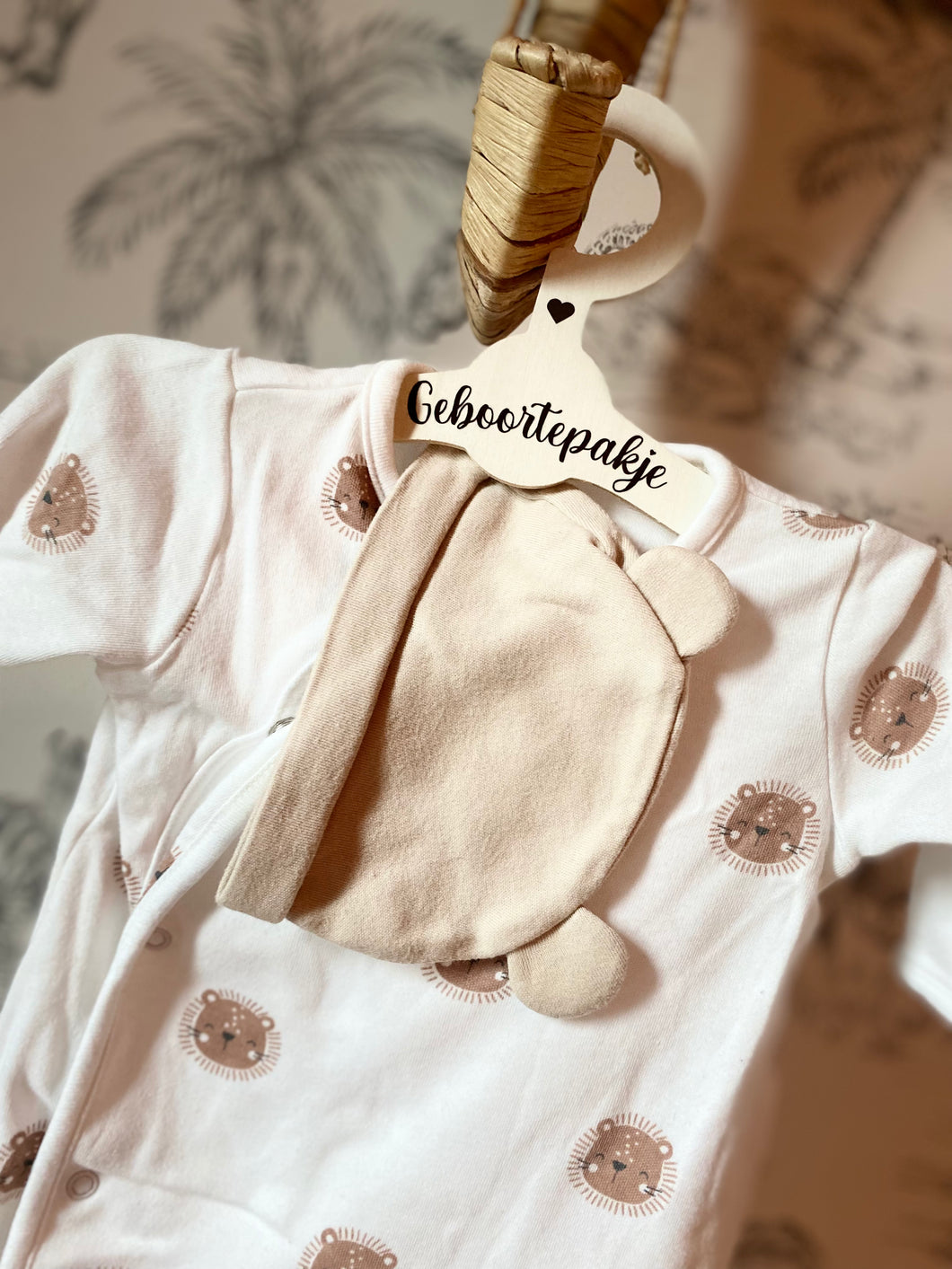 Gepersonaliseerde kinder kledinghanger (bedrukking)