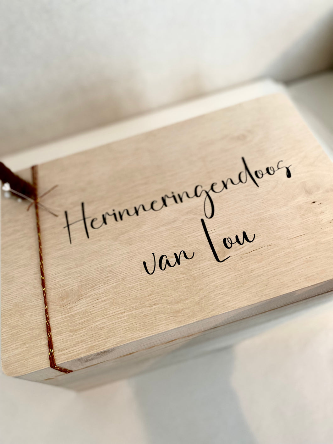 Herinneringendoos hout