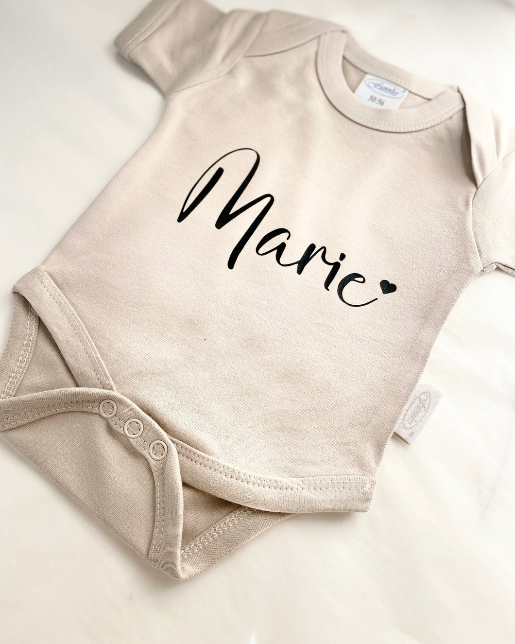 Baby rompertje BEIGE (bedrukking) je